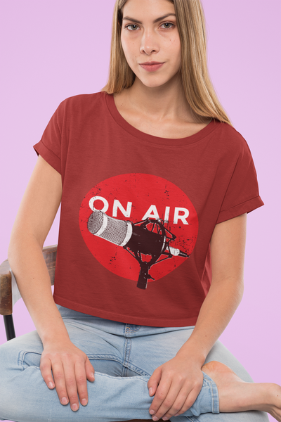 On Air Women Crop Top- FunkyTeesClub