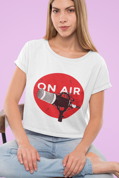 On Air Women Crop Top- FunkyTeesClub