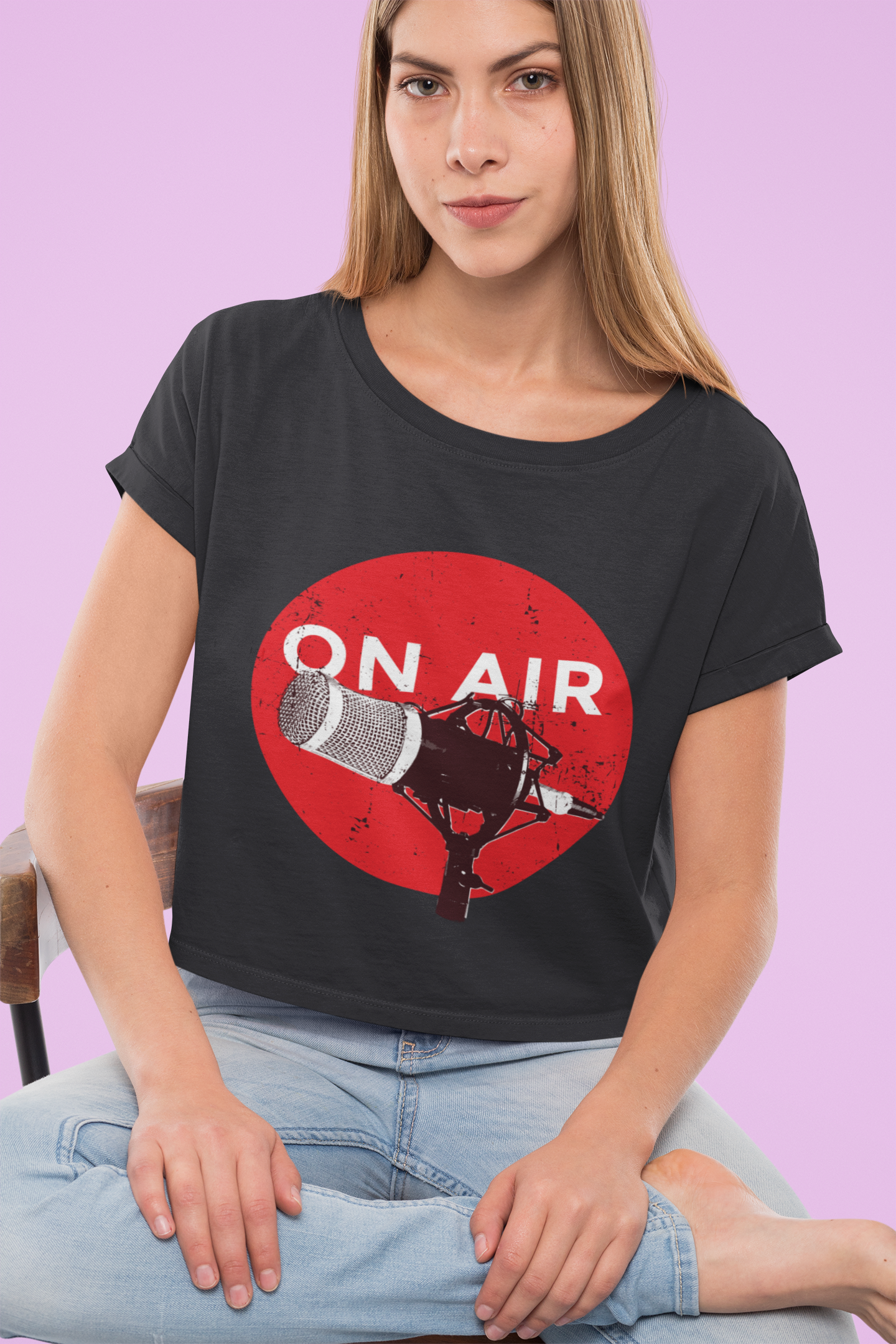 On Air Women Crop Top- FunkyTeesClub
