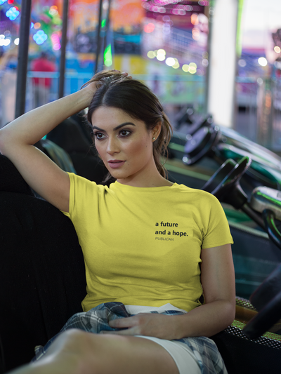 A Future And A Hope Quotes Women Crop Top- FunkyTeesClub