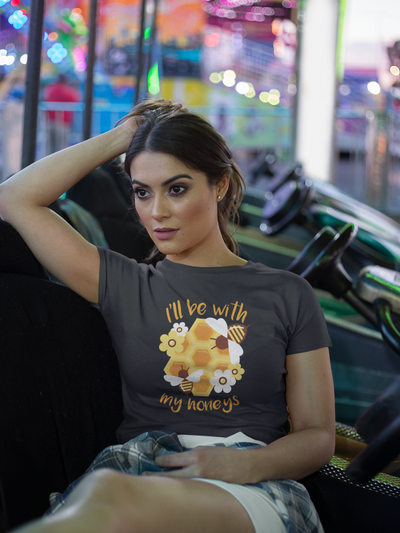 Ill Bee With My Honeys Women Crop Top- FunkyTeesClub