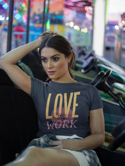 Love quote Women Crop Top- FunkyTeesClub