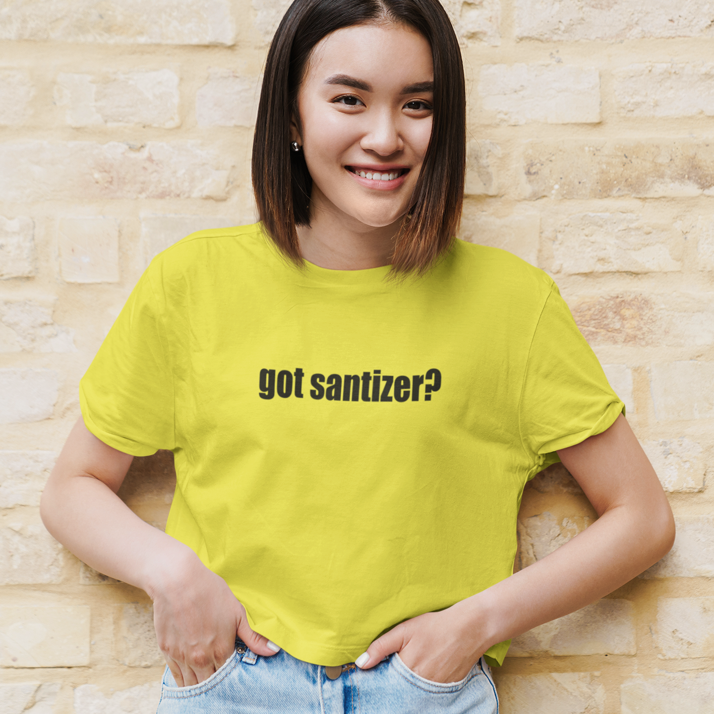 Got Sanitizer Quotes Women Crop Top- FunkyTeesClub