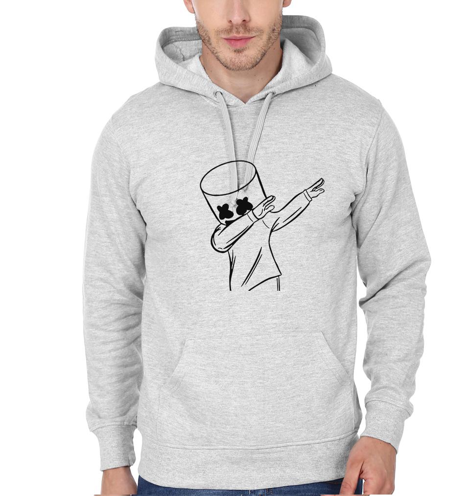 Dab Marshmello Hoodie For Men-FunkyTeesClub - FunkyTeesClub