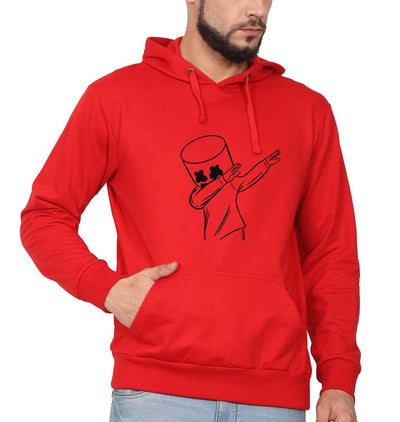 Dab Marshmello Hoodie For Men-FunkyTeesClub - FunkyTeesClub