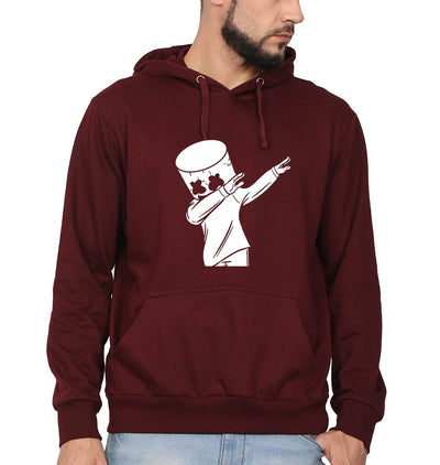 Dab Marshmello Hoodie For Men-FunkyTeesClub - FunkyTeesClub