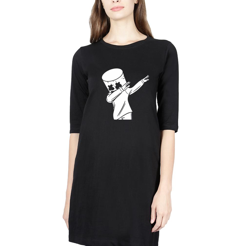 Dab Marshmello Women Long Top-FunkyTeesClub - FunkyTeesClub