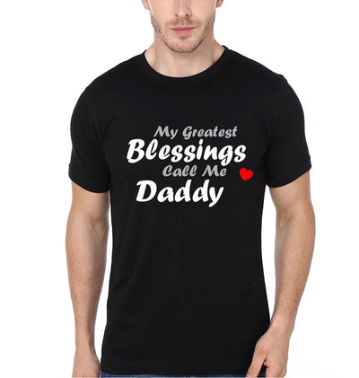 My Greatest Blessings Call Me Daddy Father and Son Matching T-Shirt- FunkyTeesClub