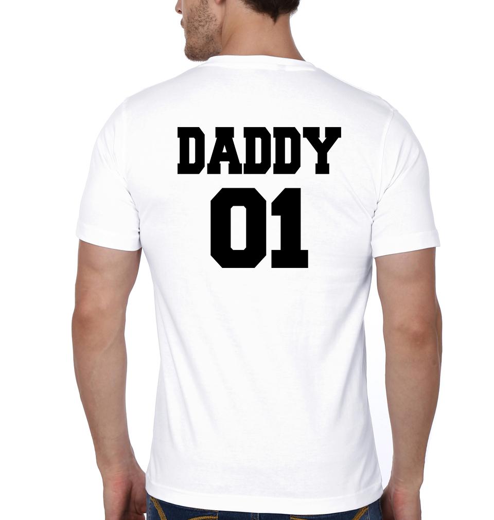 Daddy01 Daddy's boy01 Father and Son Matching T-Shirt- FunkyTeesClub