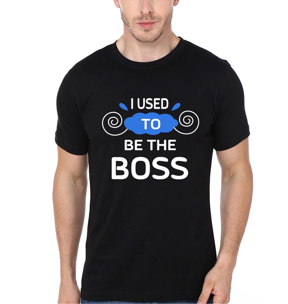 I Used To Be Boss & I Am Boss Father and Son Matching T-Shirt- FunkyTeesClub