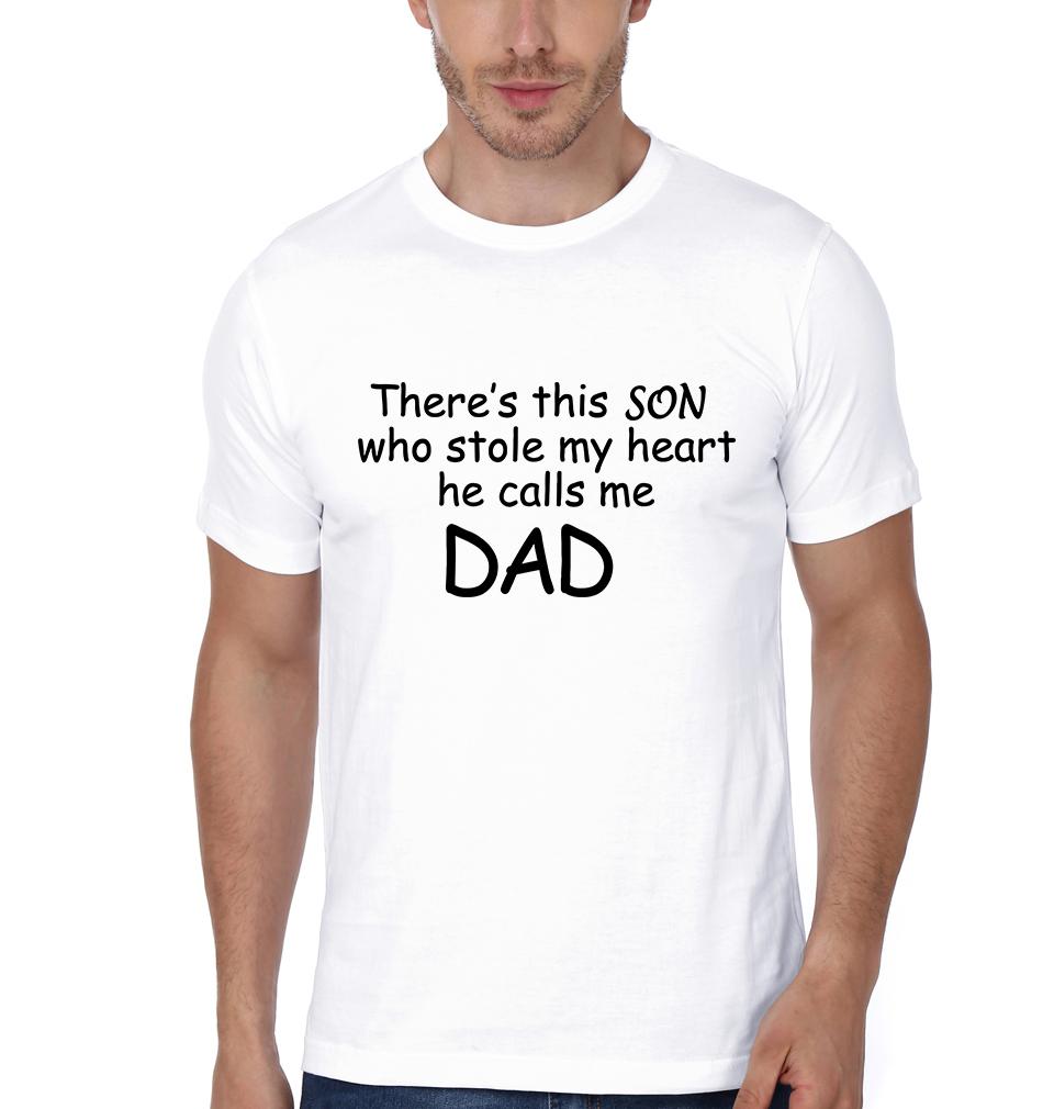 I Stole daddy's Heart Father and Son Matching T-Shirt- FunkyTeesClub