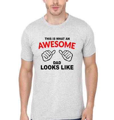 This is What An Awesome Dad Looks Like Father and Son Matching T-Shirt- FunkyTeesClub