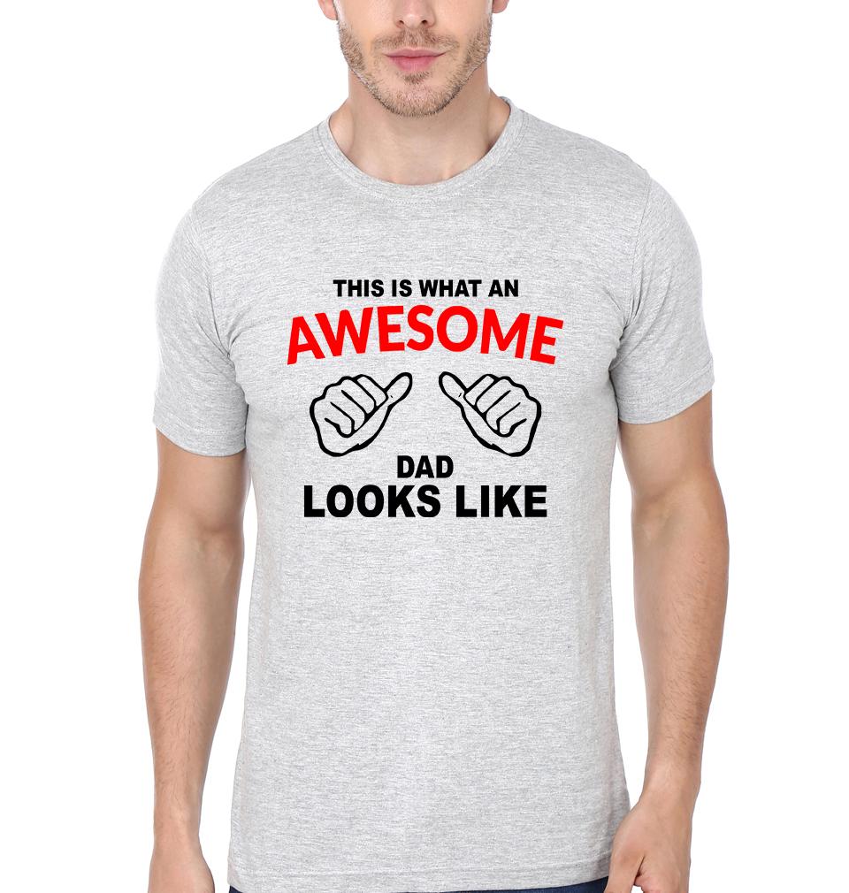 This is What An Awesome Dad Looks Like Father and Son Matching T-Shirt- FunkyTeesClub