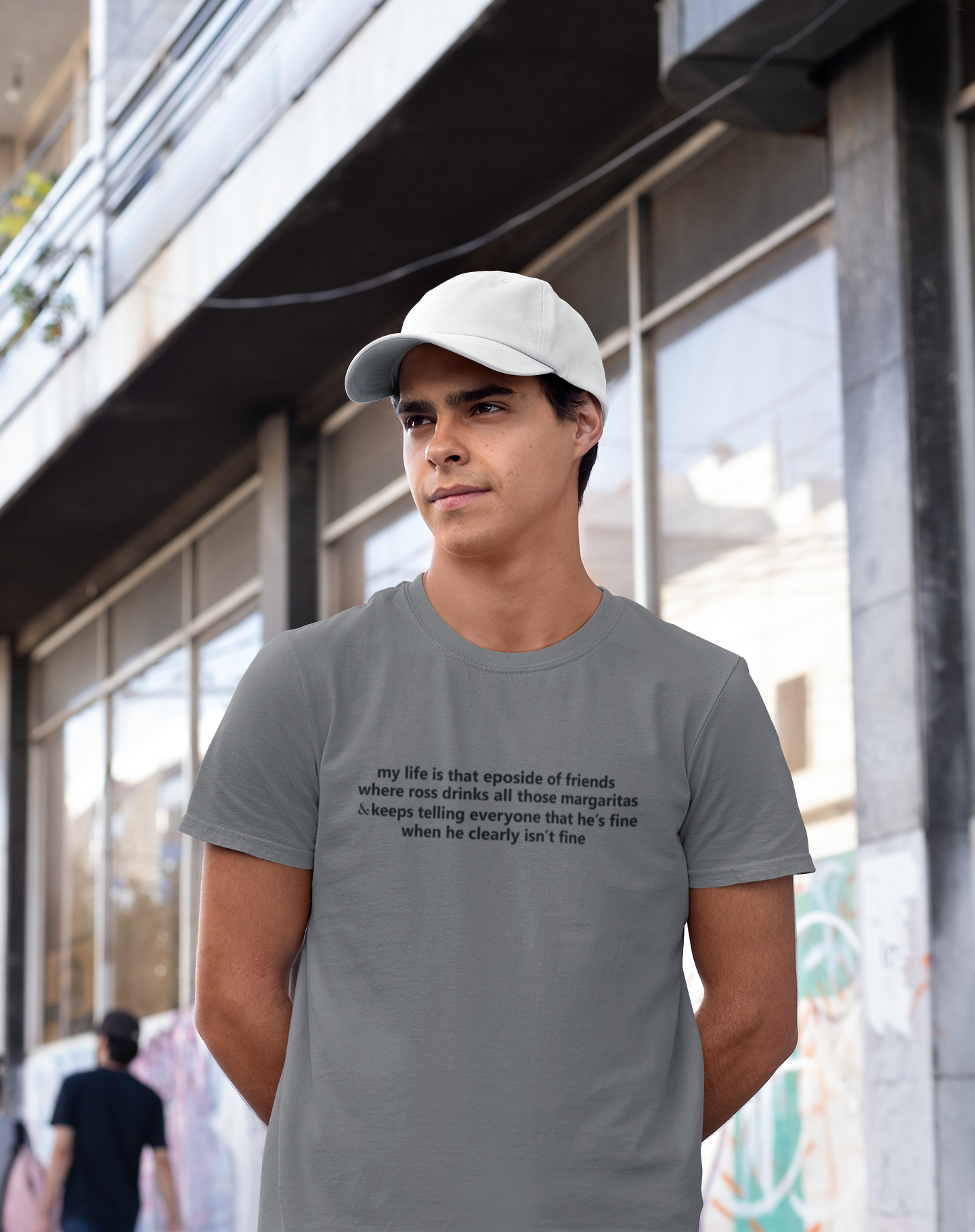 My Life Is That Eposide of Friends Mens Half Sleeves T-shirt- FunkyTeesClub