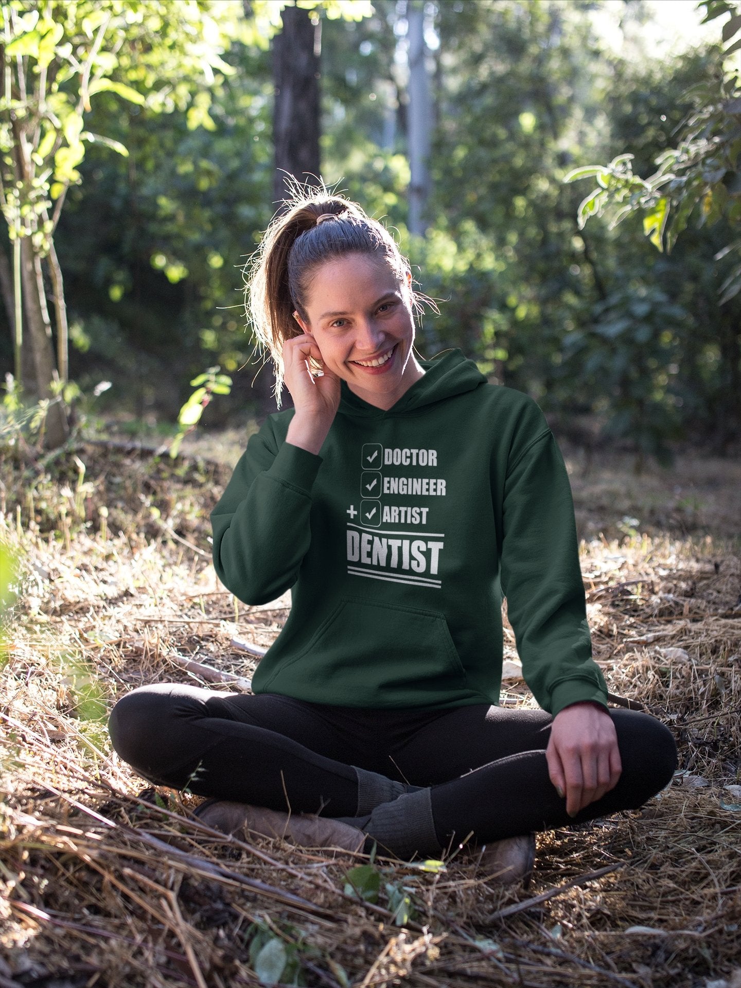 Dentist Doctor Hoodies for Women-FunkyTeesClub - Funky Tees Club