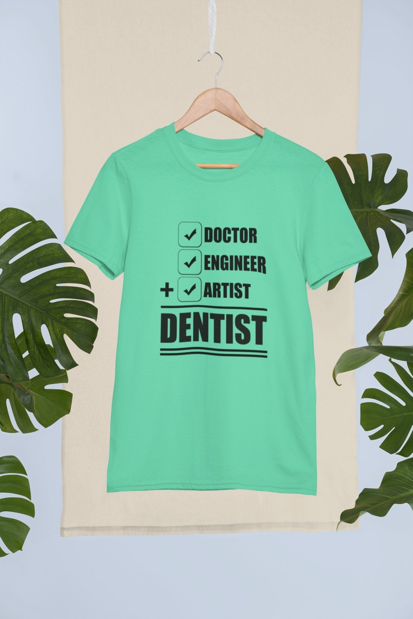 Dentist Doctor Mens Half Sleeves T-shirt- FunkyTeesClub - Funky Tees Club