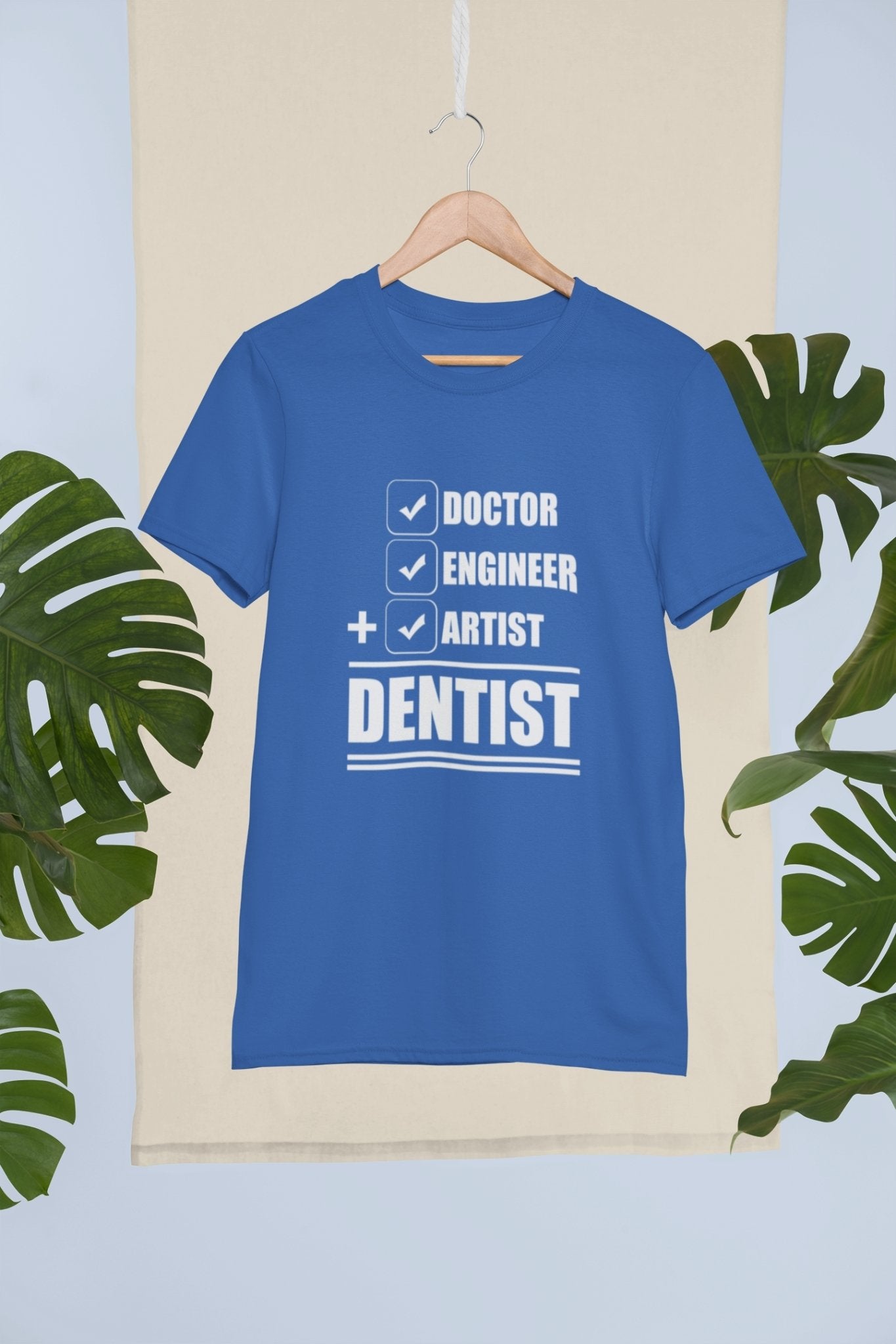 Dentist Doctor Mens Half Sleeves T-shirt- FunkyTeesClub - Funky Tees Club