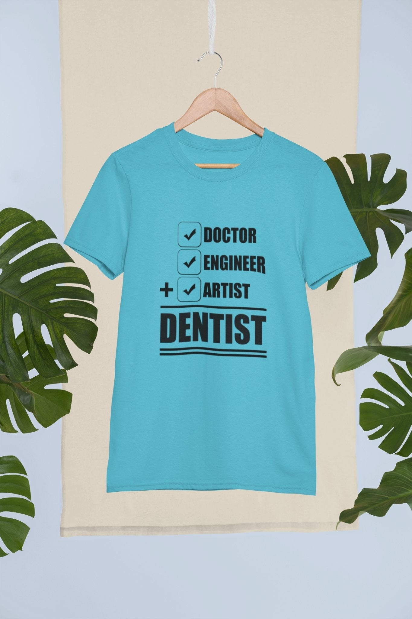 Dentist Doctor Mens Half Sleeves T-shirt- FunkyTeesClub - Funky Tees Club