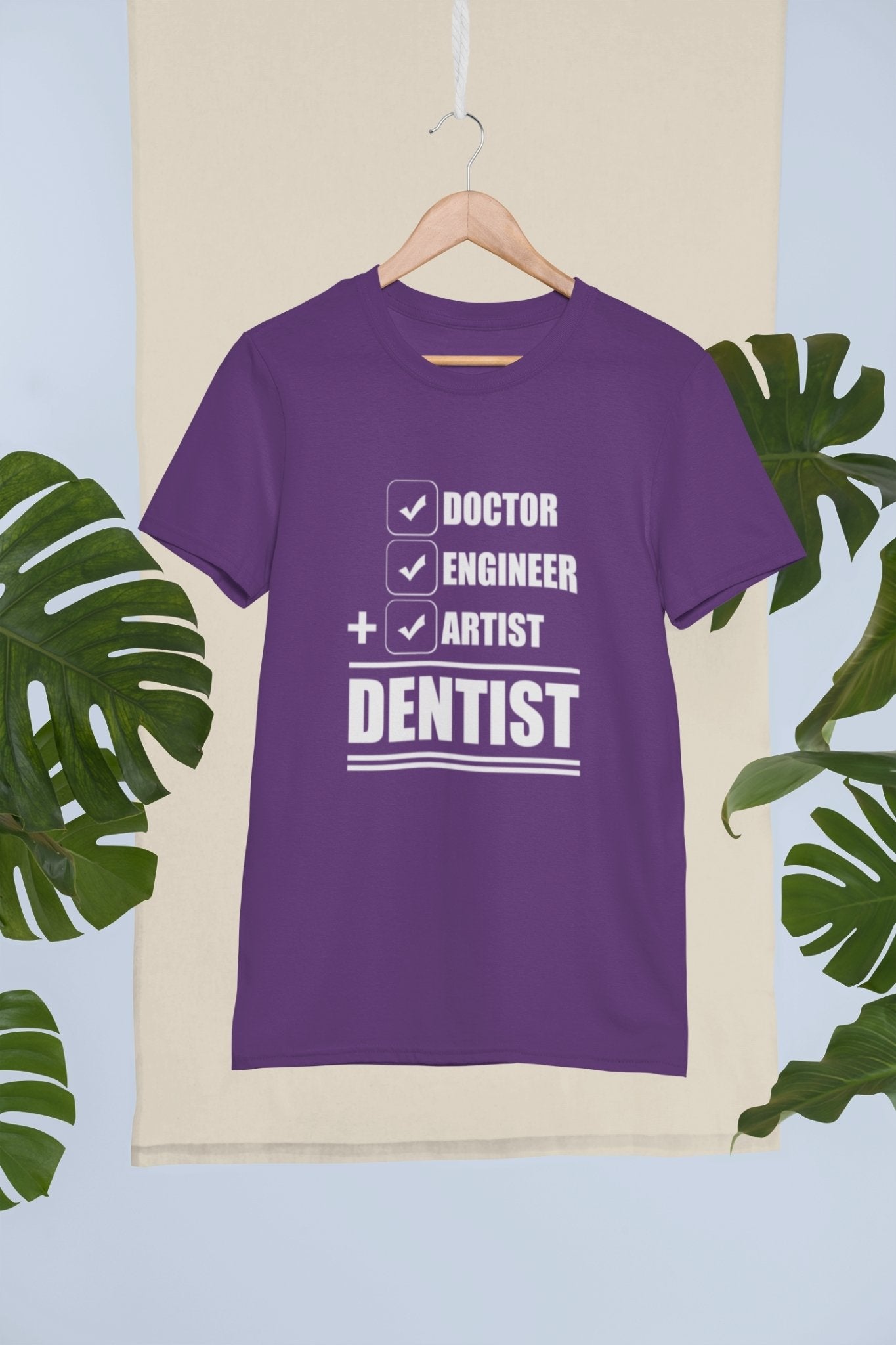 Dentist Doctor Mens Half Sleeves T-shirt- FunkyTeesClub - Funky Tees Club