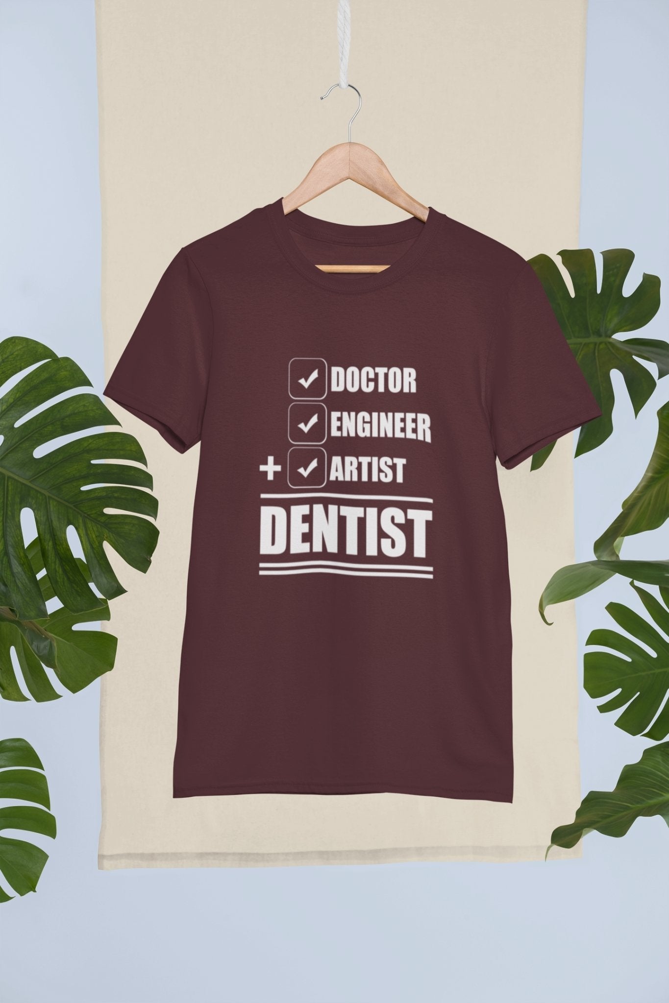 Dentist Doctor Mens Half Sleeves T-shirt- FunkyTeesClub - Funky Tees Club