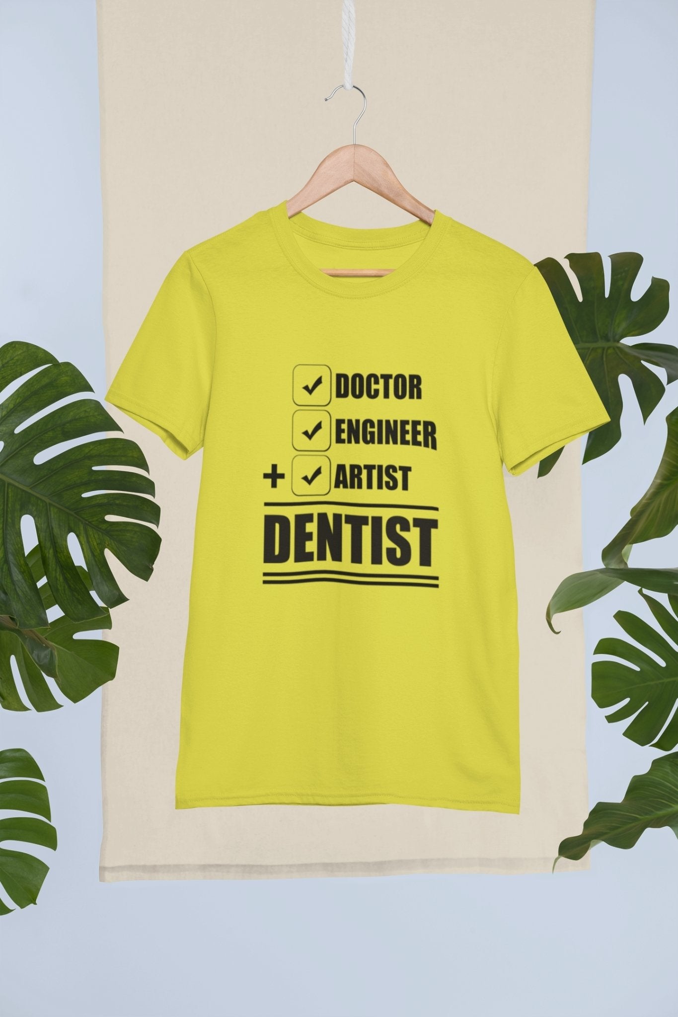 Dentist Doctor Mens Half Sleeves T-shirt- FunkyTeesClub - Funky Tees Club