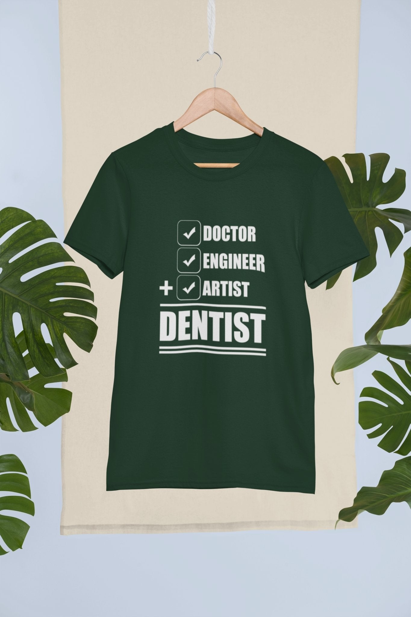 Dentist Doctor Women Half Sleeves T-shirt- FunkyTeesClub - Funky Tees Club