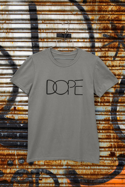 Dope Typography Mens Half Sleeves T-shirt- FunkyTeesClub - Funky Tees Club