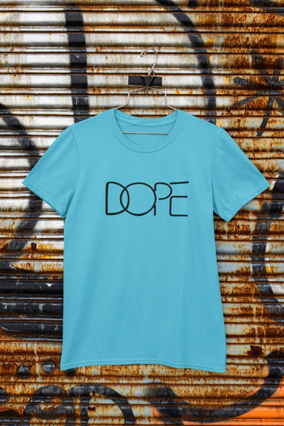 Dope Typography Mens Half Sleeves T-shirt- FunkyTeesClub - Funky Tees Club