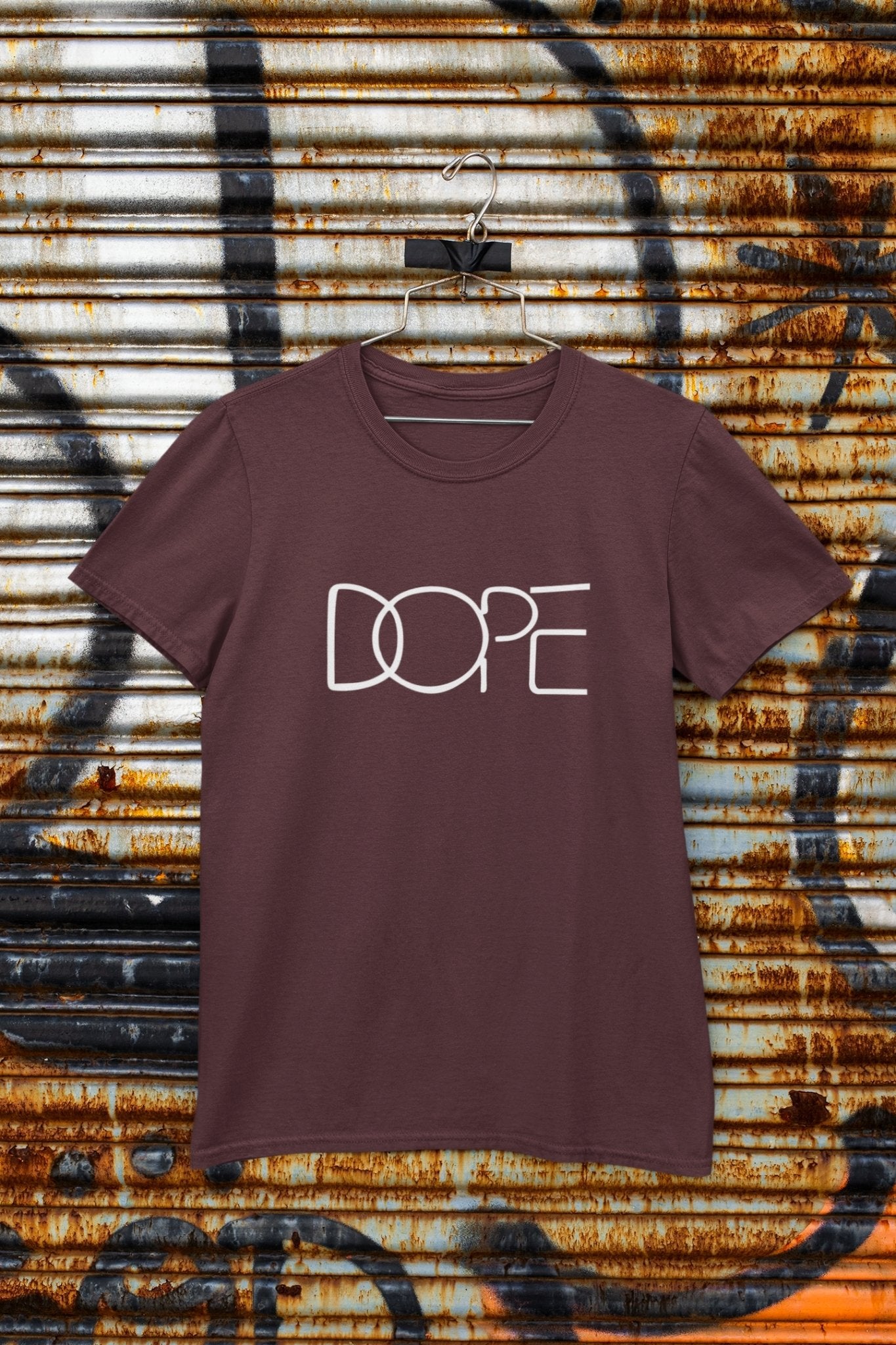 Dope Typography Mens Half Sleeves T-shirt- FunkyTeesClub - Funky Tees Club