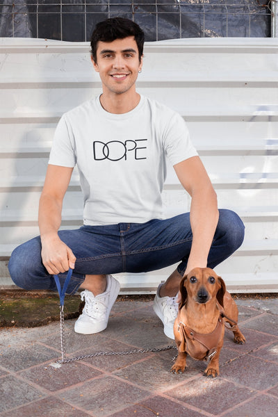 Dope Typography Mens Half Sleeves T-shirt- FunkyTeesClub - Funky Tees Club