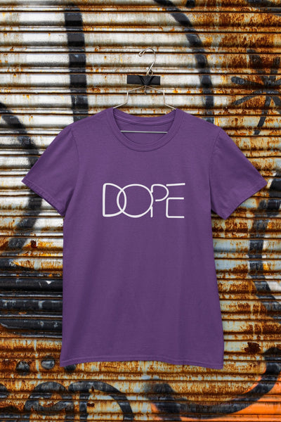 Dope Typography Women Half Sleeves T-shirt- FunkyTeesClub - Funky Tees Club