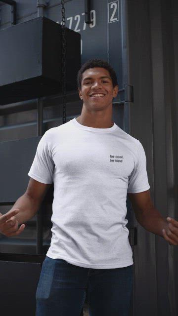 Be Cool Be Kind Minimal Mens Half Sleeves T-shirt- FunkyTeesClub