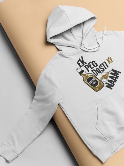Ek Peg Dosti Ke Naam Pub And Beer Men Hoodies-FunkyTeesClub - Funky Tees Club