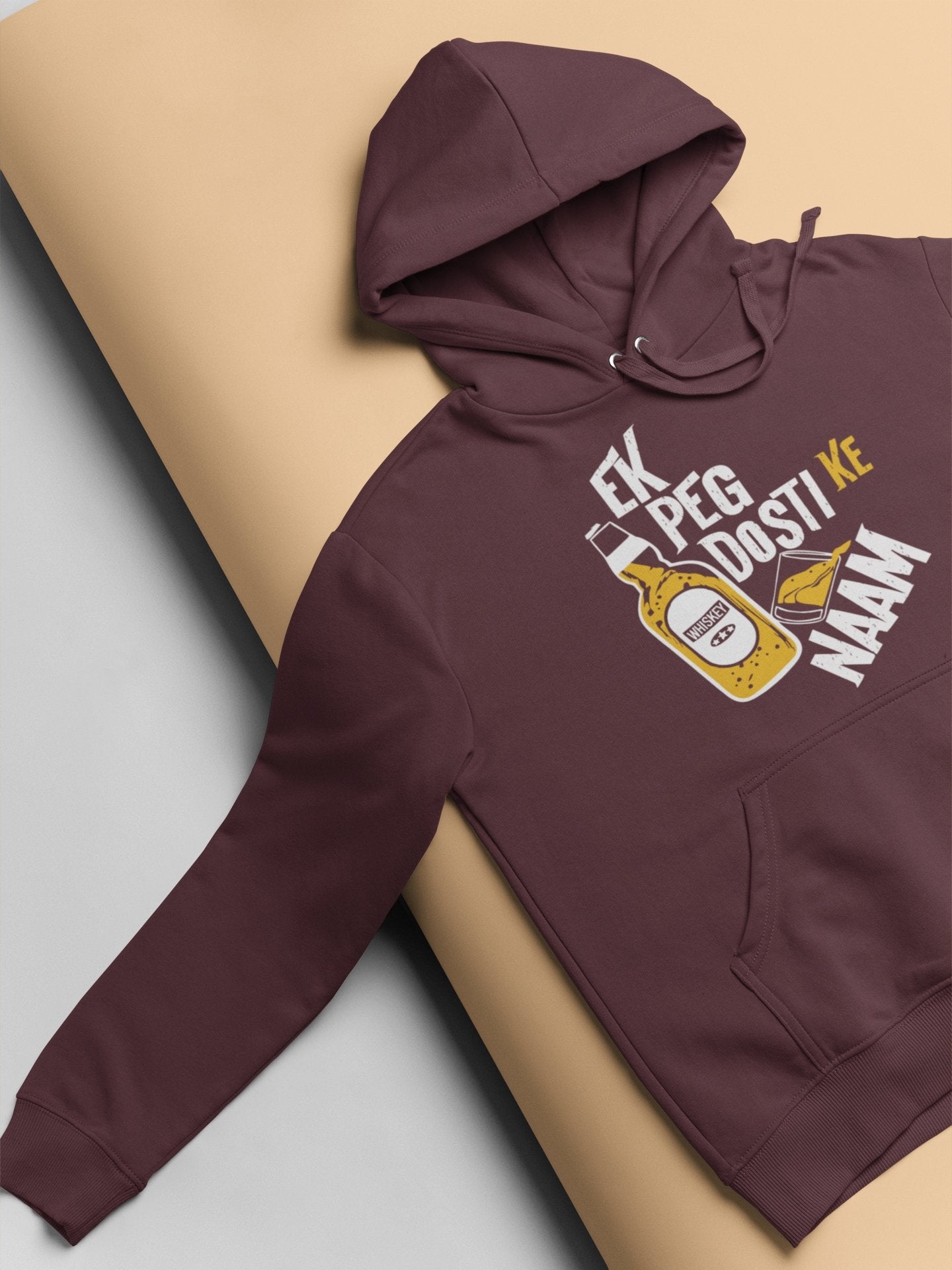 Ek Peg Dosti Ke Naam Pub And Beer Men Hoodies-FunkyTeesClub - Funky Tees Club