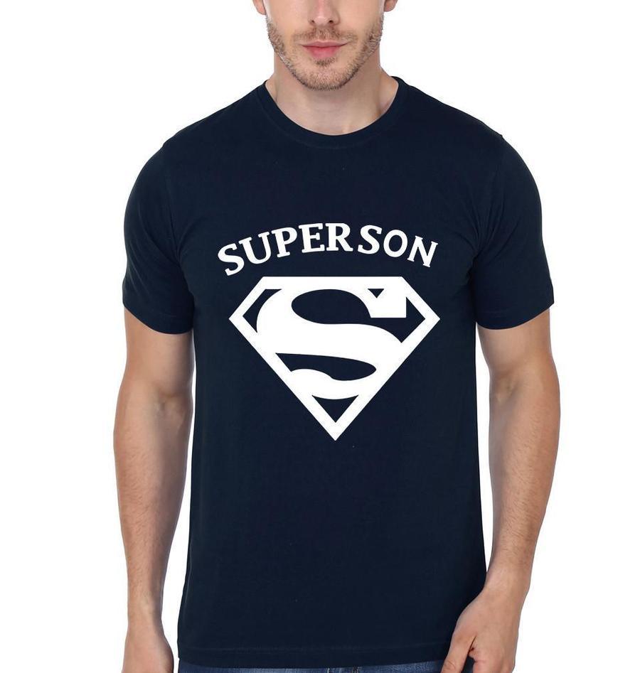 Super Mom and Super Boy Mother and Son Matching T-Shirt- FunkyTeesClub