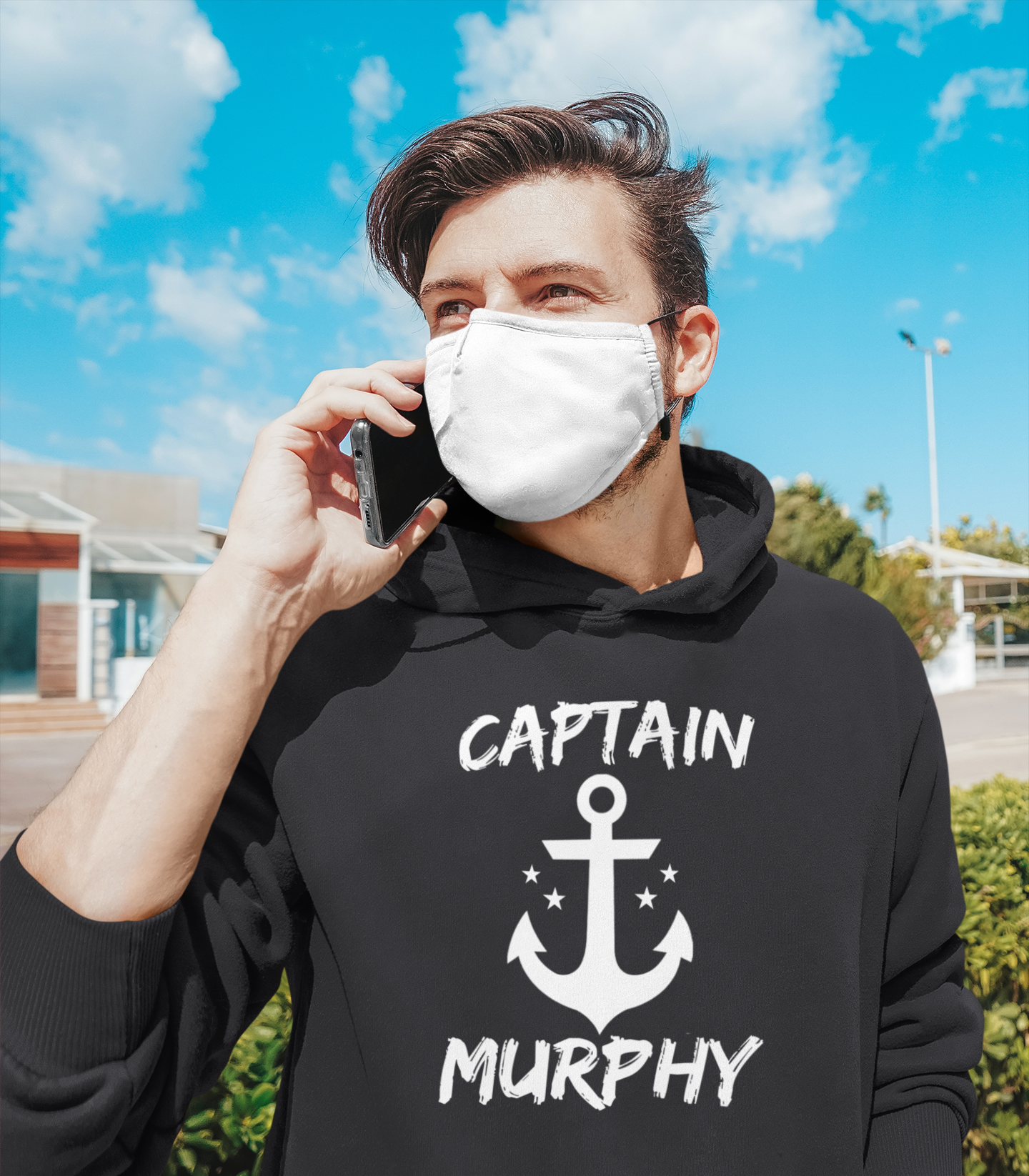 Captain Murphy Merchant Navy Men Hoodies-FunkyTeesClub