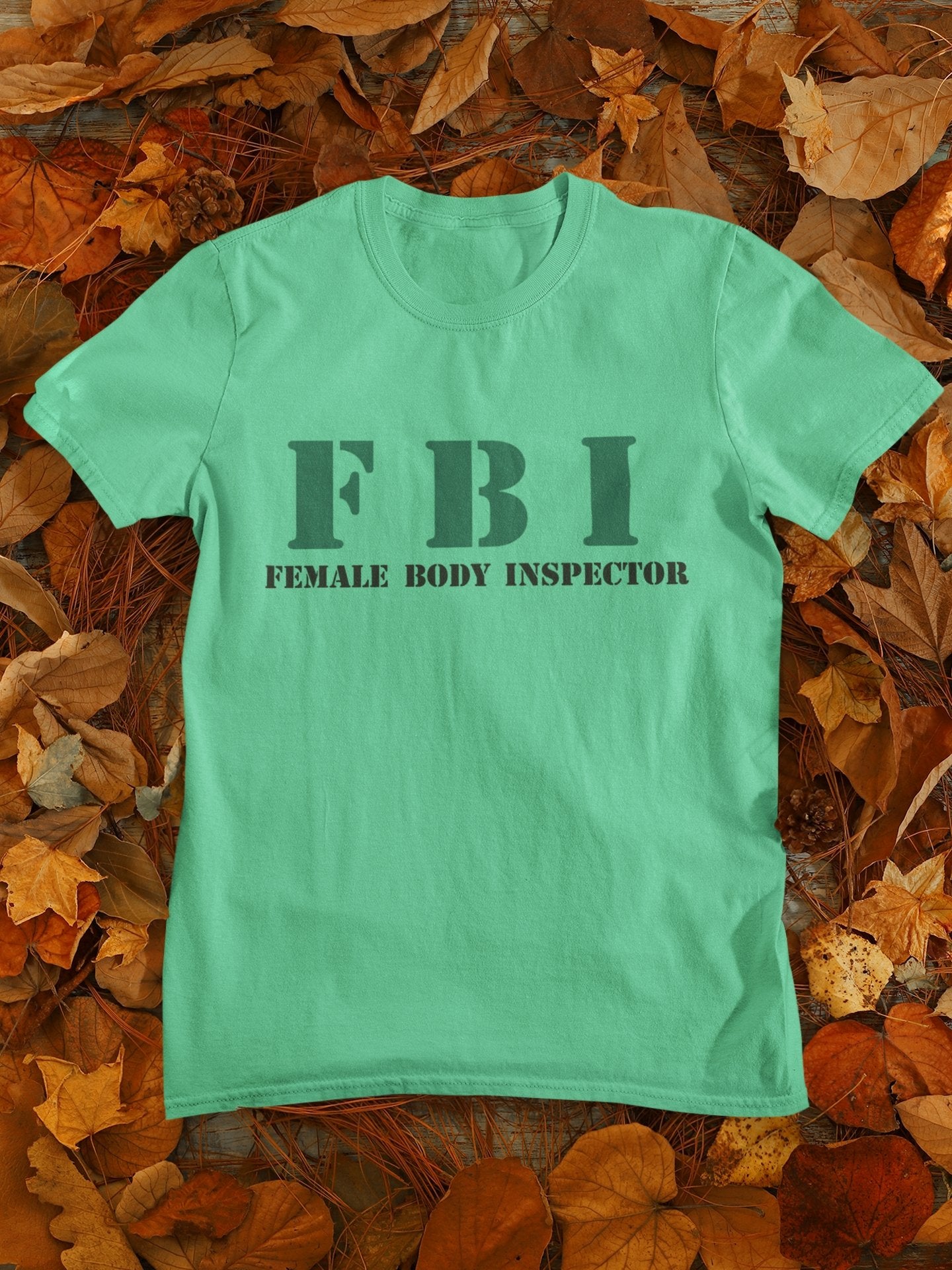 Fbi Typography Mens Half Sleeves T-shirt- FunkyTeesClub - Funky Tees Club