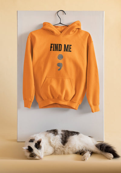 Find Semicolon Geek Hoodies for Women-FunkyTeesClub - Funky Tees Club