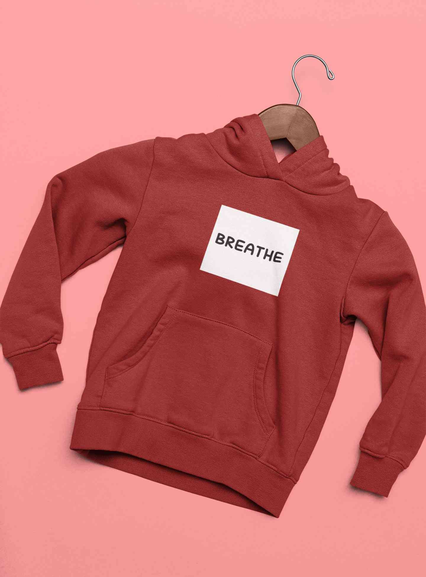 Breathe Minimals Hoodies for Women-FunkyTeesClub