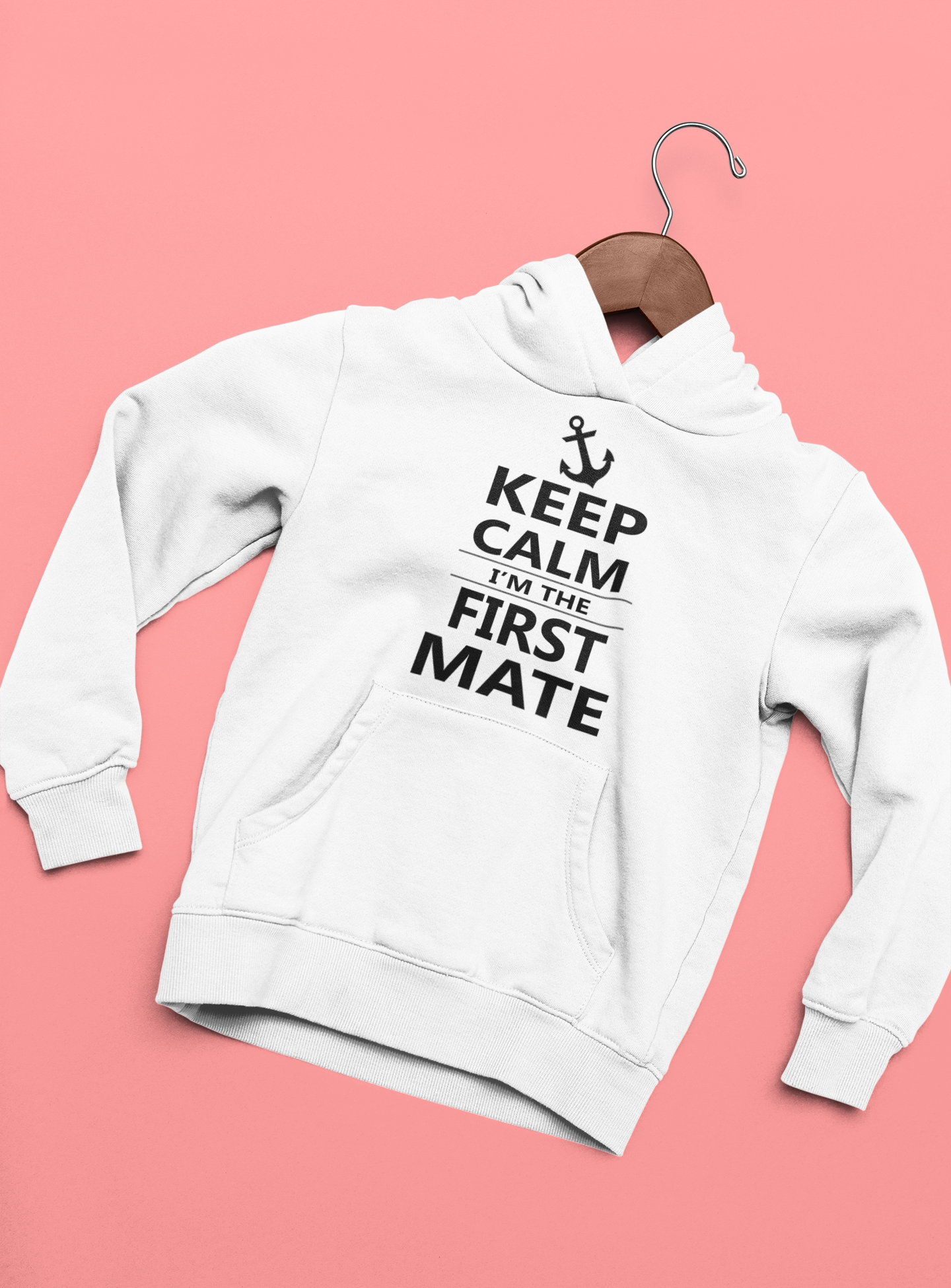 Keep Calm I Am The First Mate Merchant Navy Men Hoodies-FunkyTeesClub