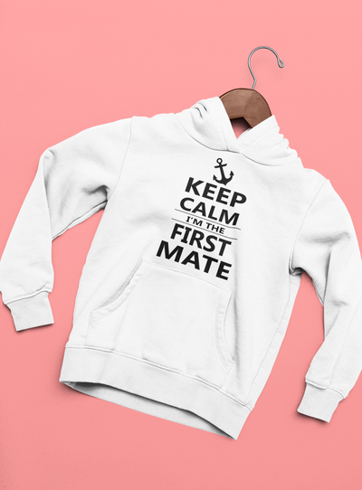 Keep Calm I Am The First Mate Merchant Navy Men Hoodies-FunkyTeesClub
