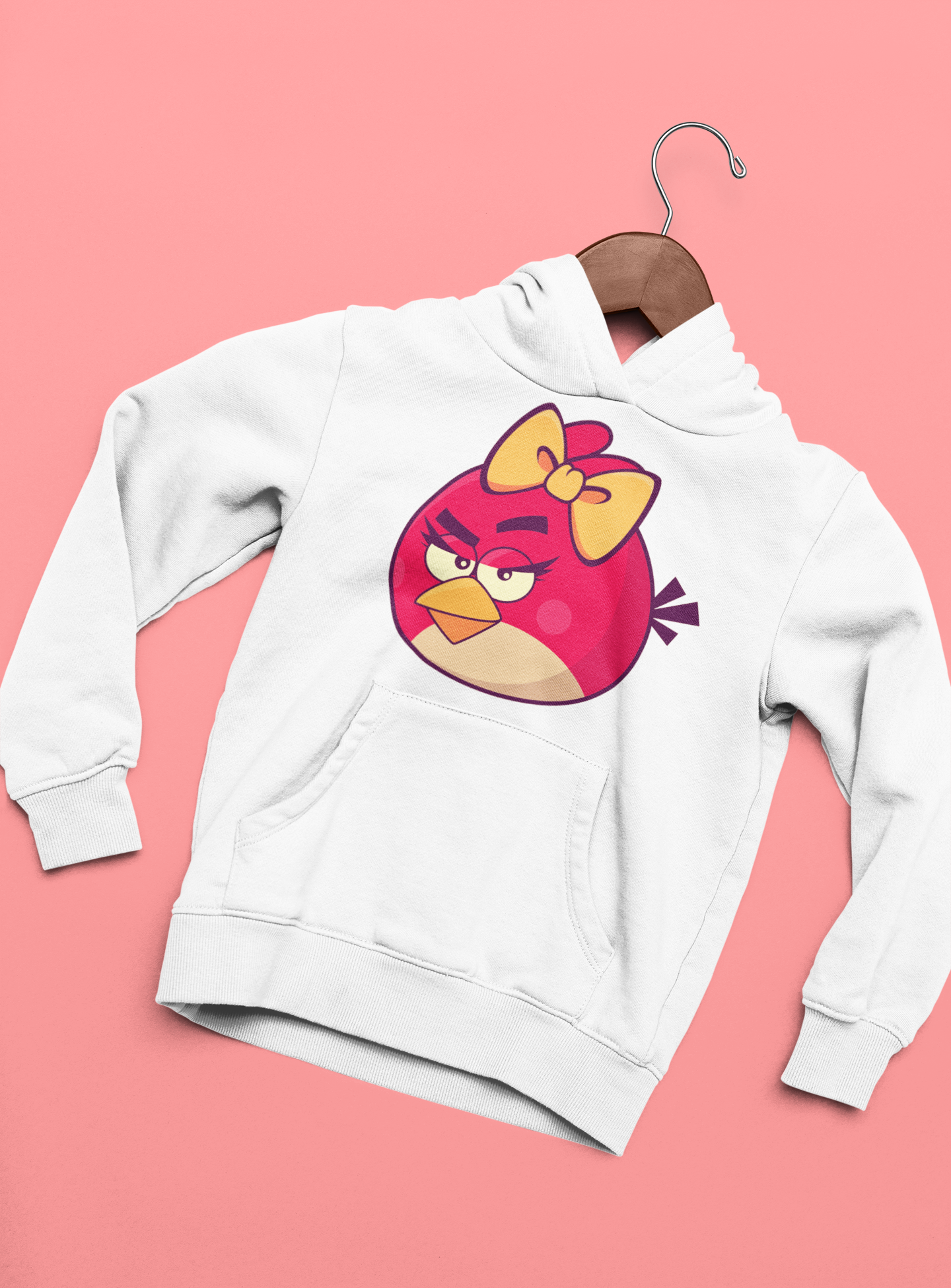 Angry Bird Couple Hoodie-FunkyTeesClub