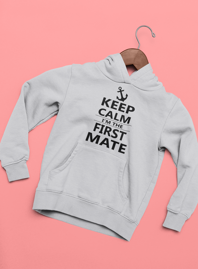 Keep Calm I Am The First Mate Merchant Navy Men Hoodies-FunkyTeesClub