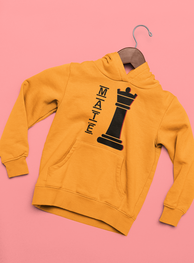 Check Mate Couple Hoodie-FunkyTeesClub
