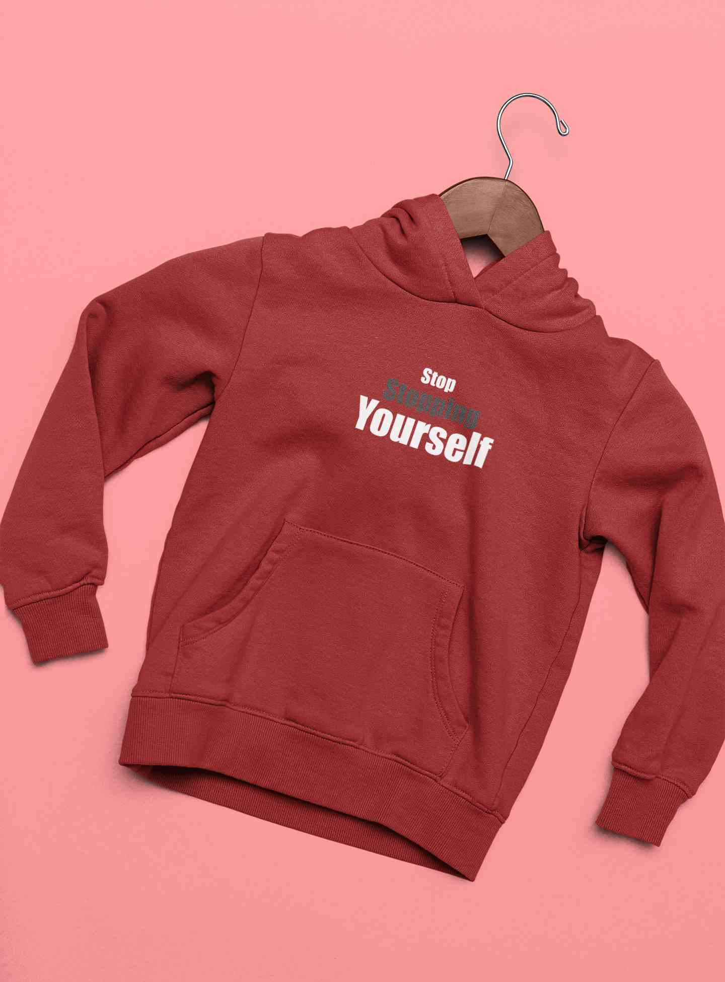 Stop Stopping Yourself Minimals Hoodies for Women-FunkyTeesClub