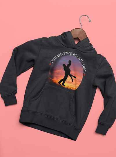 Dancing In The Dark You Between My Arms Couple Hoodie-FunkyTeesClub