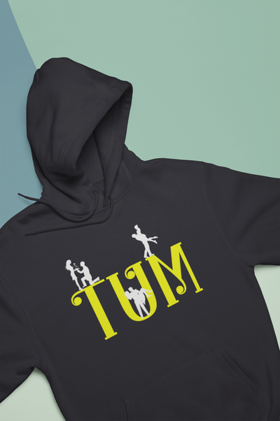 Hum Tum Couple Hoodie-FunkyTeesClub