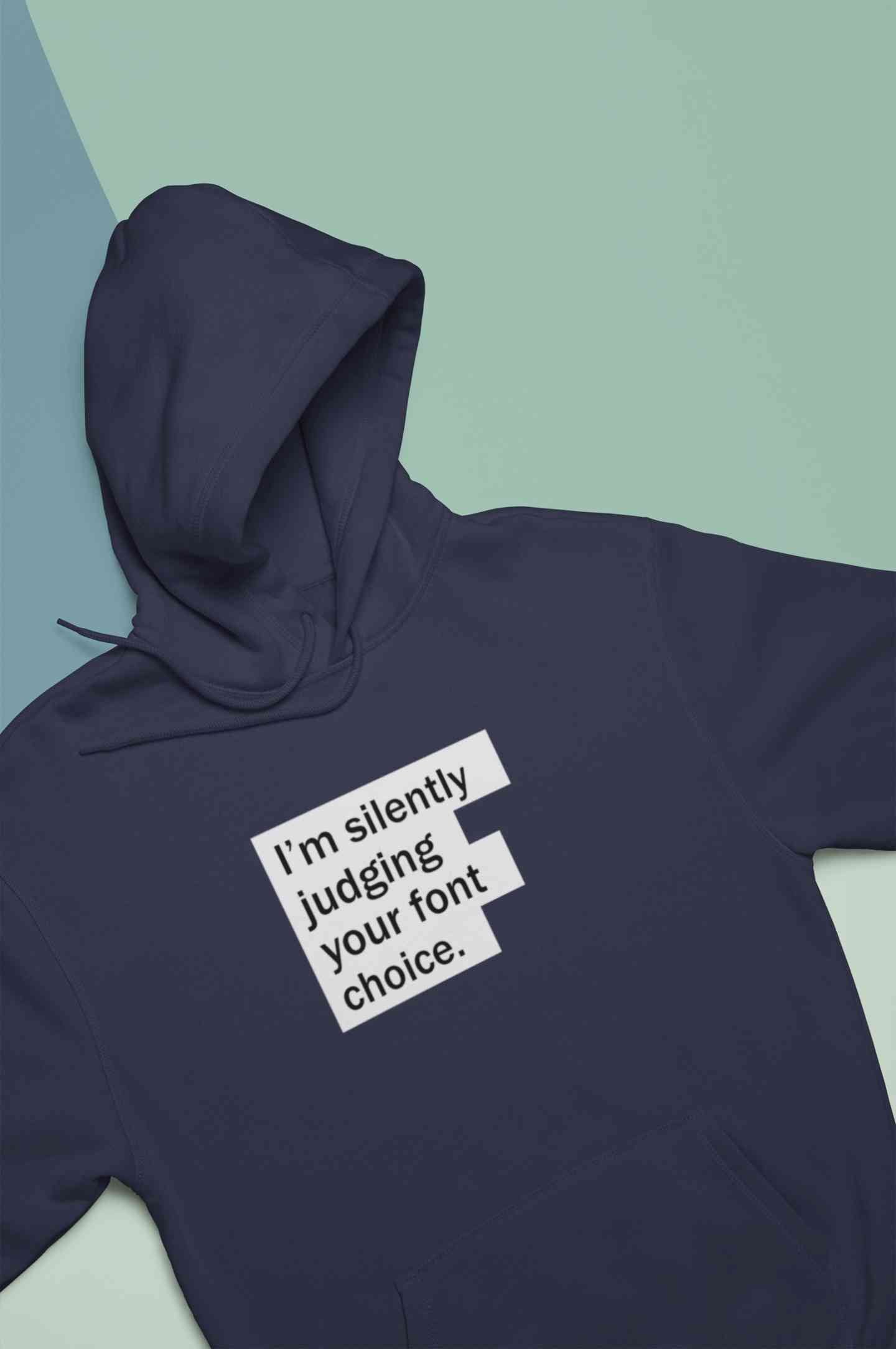 Font Choice Hoodies for Women-FunkyTeesClub