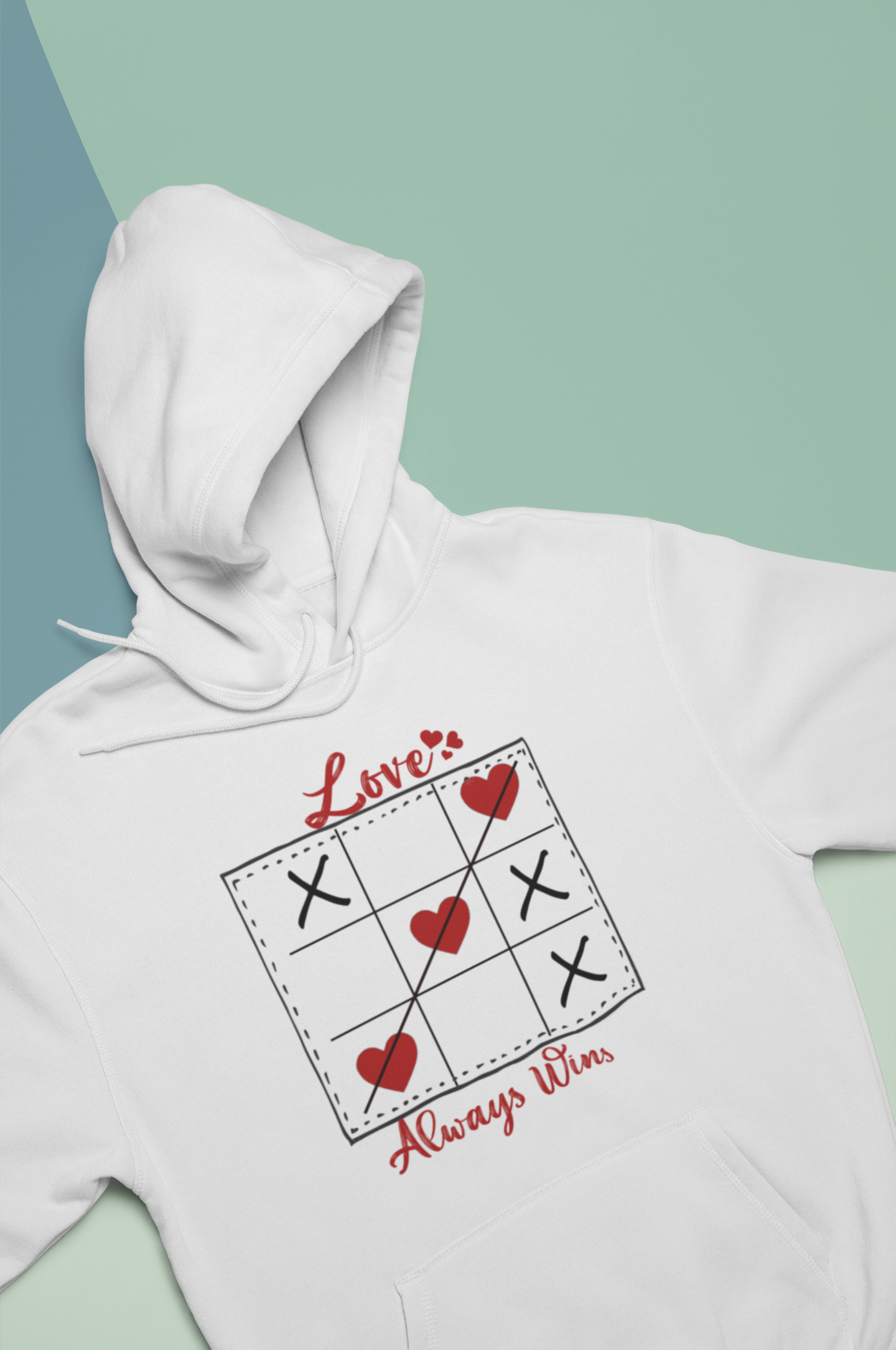 Love Always Wins Couple Hoodie-FunkyTeesClub