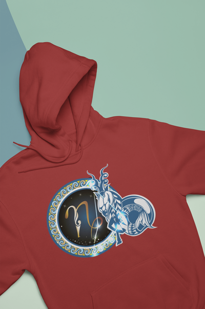 Capricon Zodiac Sign Hoodies for Women-FunkyTeesClub